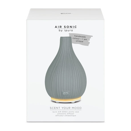 Ipuro air sonic aroma vaas grijs