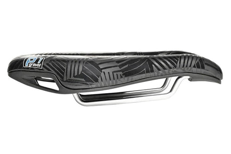 Ism zadel p1 gravel, zwart