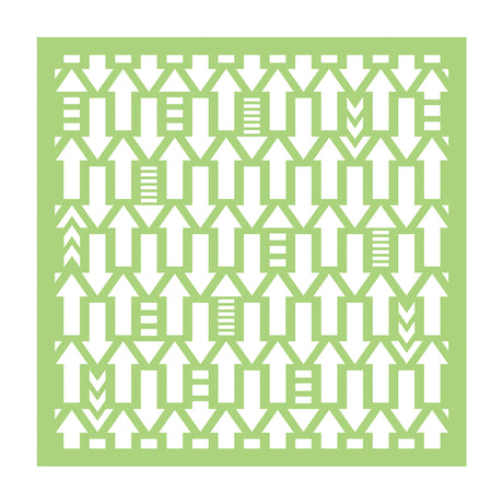 Kaisercraft • designer template 15.2x15.2cm arrows