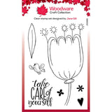 Woodware • clear singles stempel set petal doodles take care