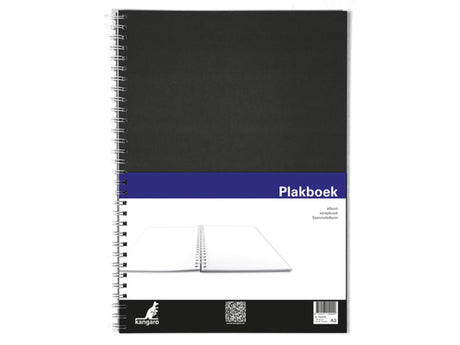Kangaro plakboek - a3 - 120 grams - 80 pagina's - zwarte omslag - k-750110