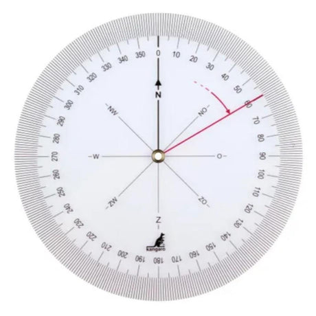 Kangaro koershoekmeter transparant