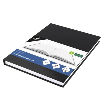 Kangaro schrift a5 hardcover zwart lijn 80 vel 80 grams