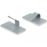 Delock kabelklem zelfklevend rvs 10 stuks