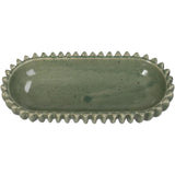 Kersten schaal keramiek green 26.5x12.5x4.5cm
