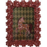 Kersten fotolijst klaver vier polyresin mauve 10x15cm