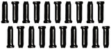 Katana endcaps shift brake cable (20 pieces)