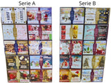 Kerstkaarten 10 stuks in showdoos met enveloppen abc
