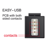 Usb a keystone