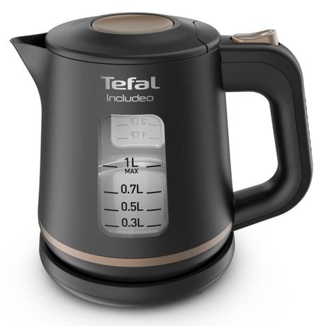 Tefal includeo waterkoker 1 liter 2400w draadloos zwart