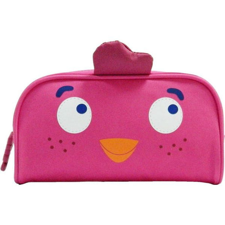 Jim jam etui met vogelopdruk om al je schoolspullen in mee te nemen