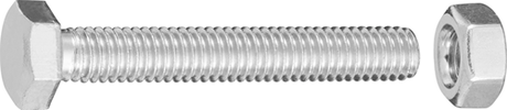 Connex zeskant tapbout m6x40 100st vz - kk4080640
