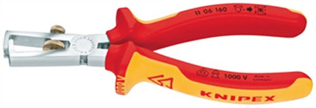 Knipex afstriptang + veer comfort 160 mm vde - 11 06 160 sb - 1106160sb