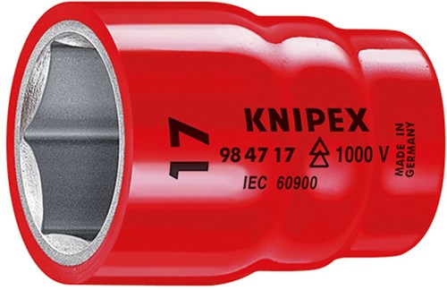 Knipex dop voor ratel 1 2 - 12 mm vde - 98 47 12 - 984712
