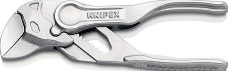 Knipex sleuteltang | lengte 100 mm spanwijdte 21 mm | verchroomd bedrukt ruw oppervlak | 1 stuk - 86 04 100 - 86 04 100