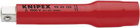 Knipex verlengstuk met binnen- buitenvierkant 3 8 125 mm - 9835125