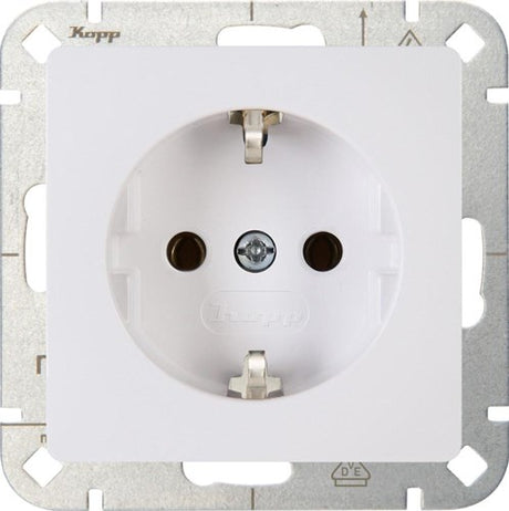Enzo kopp hk05 arctic wit inbouw stopcontact ra - 4621490