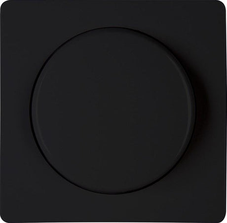 Enzo kopp hk05 mat zwart afdekplaat + knop dimmer - 4621630