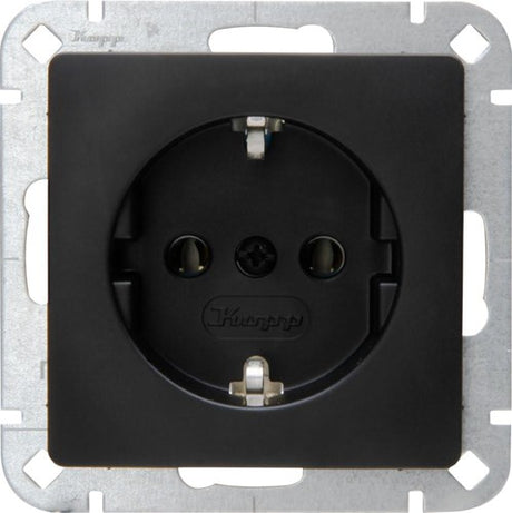 Enzo kopp hk05 mat zwart inbouw stopcontact ra - 4621690