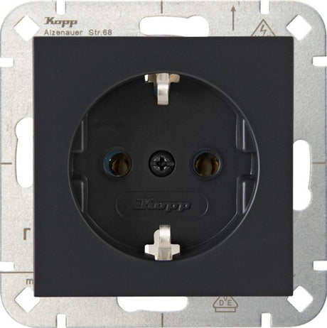 Enzo kopp hk07 antraciet inbouw stopcontact ra - 4623100
