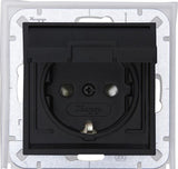 Enzo kopp hk07 antraciet ip44 inbouw stopcontact ra deksel - 4623160
