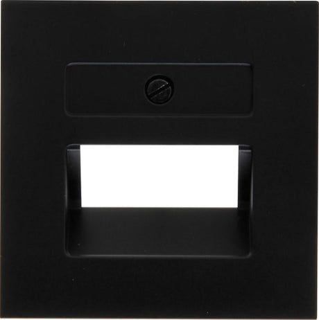 Enzo kopp hk07 pure mat zwart afdekplaat utp dubbel - 4624560