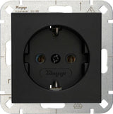 Enzo kopp hk07 pure mat zwart inbouw stopcontact ra - 4624600