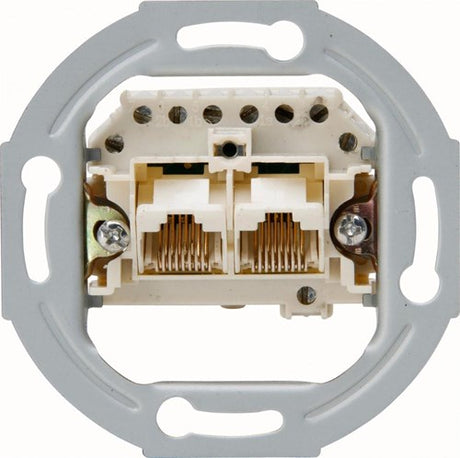 Enzo kopp inbouw unit isdn cat5 2-voudig