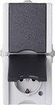 Enzo kopp swd opbouw stopcontact ra dubbel verticaal - 6628110