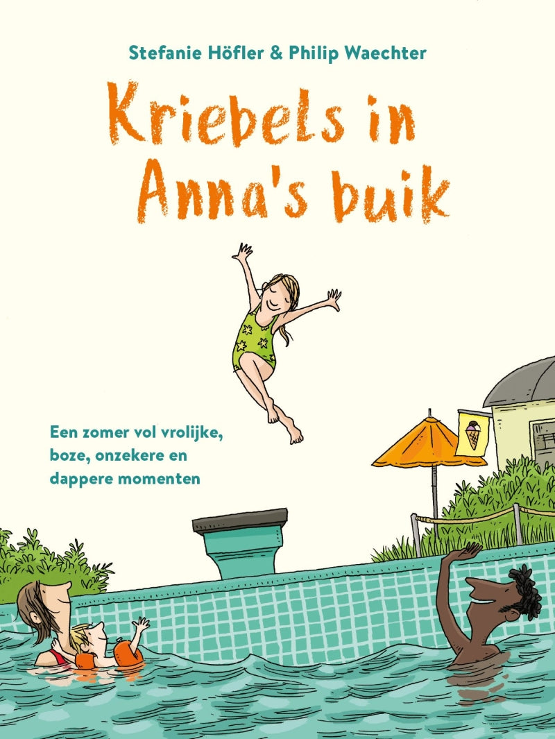 De fontein kriebels in anna's buik