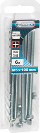Connex metaalschroef cy-k m5x100 * 6st vz - ky4030599