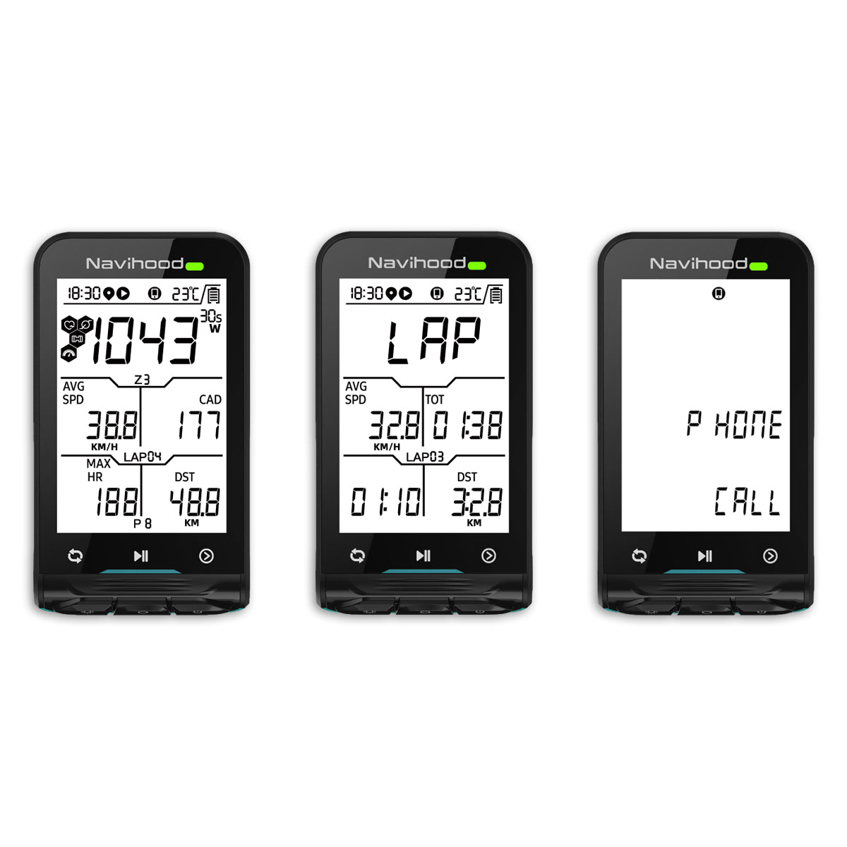 Naviihood Cycling Computer GPS M2 Oval