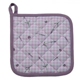 Clayre eef pannenlap lavendel 20x20cm