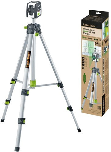 Laserliner smartcross-laser groene kruislijnlaser gx 150 cm set - 036.734e