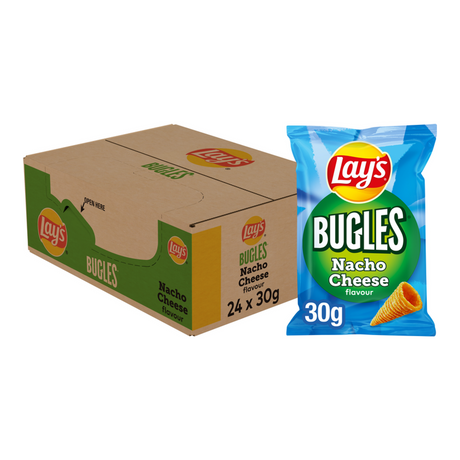 Lay's bugles nacho cheese - chips - 24 x 30 gram