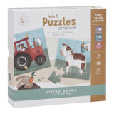Little dutch tiamo little farm 4 in 1 puzzel fsc