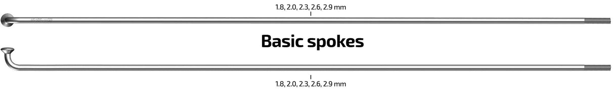 Spaken 298-14 SAPIM Leader Ø2.00 mm FG 2.3 - Rustfritt stål (100 stykker)