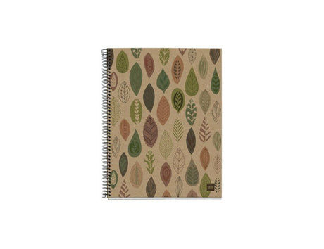 Miquelrius notitieboek - leaves - a5 geruit - 120 blz