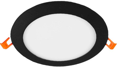 Enzo led panel downlight 12w 4000k incl. driver zwart - led2632