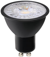 Enzo led spot gu10 230v 5-50w 60gr zwart 2700k dimbaar - led0640