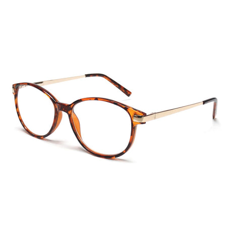 Spectrum leesbril havanna goud 1.00 klassiek rond