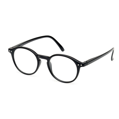 Spectrum leesbril zwart rond 1.00