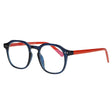 Spectrum computerbril blauw oranje 3.00
