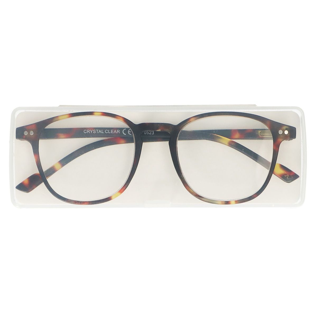 Spectrum leesbril ultra flat in case havana 1.50