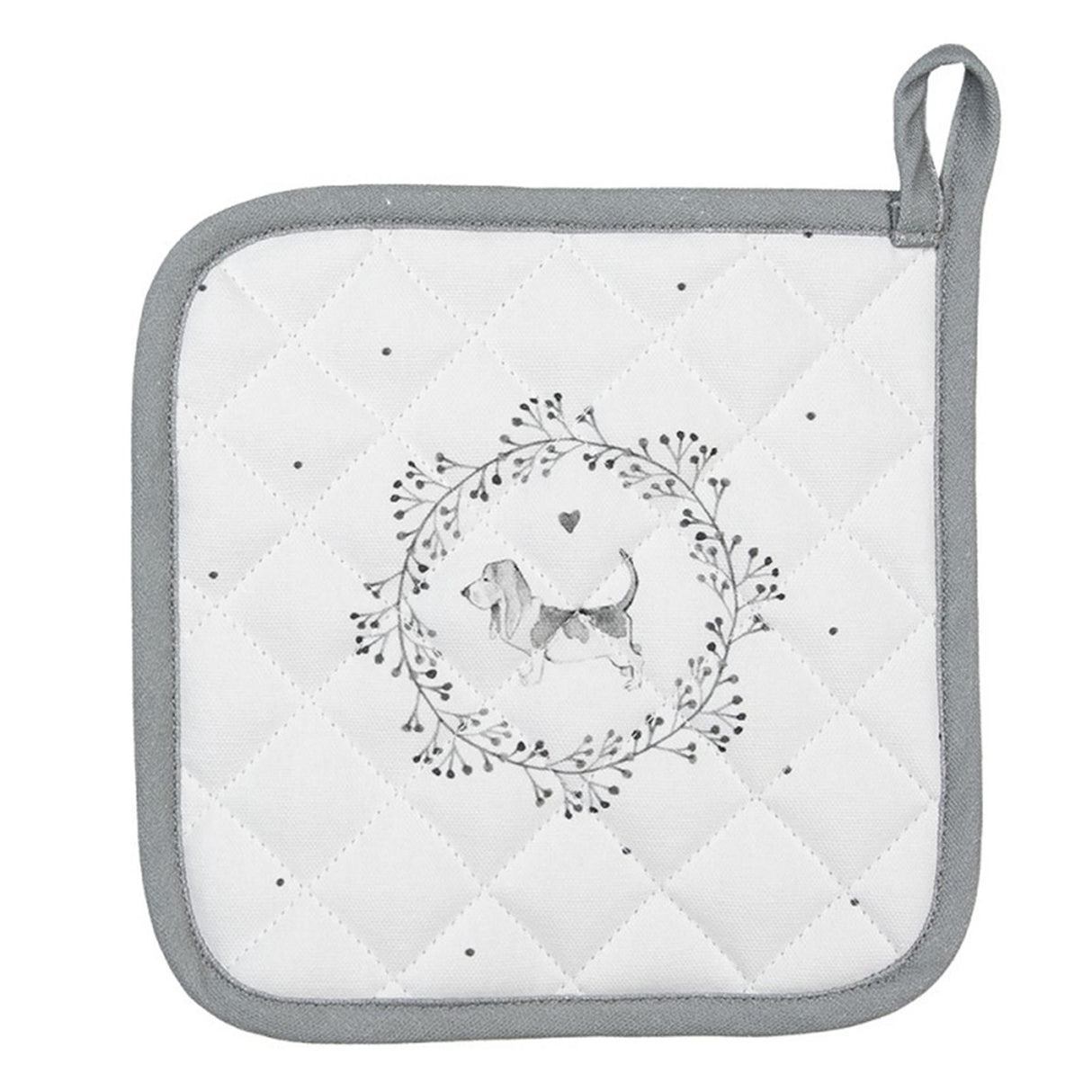 Clayre eef pannenlap hond 20x20cm
