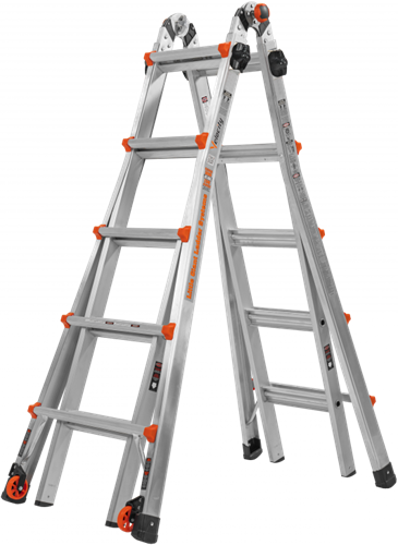 Altrex little giant velocity | 4x6 sporten | aluminium telescopische vouwladder - 503916