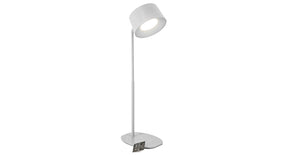 Lamp design led op accu wit, met wandbevestiging 12x12x35cm