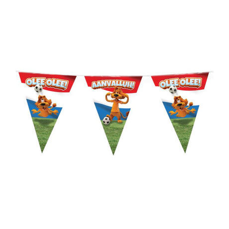 Paperdreams loeki - partyvlaggenlijn rood wit blauw