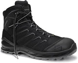 Lowa veiligheidsschoenen lowa werkschoen larrox work gtx mid 5480 s3 | zwart grijs | maat 41 - 4063606292664