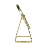 Lsp spiegels spiegel op frame voet goud 22cm 3x vergrotend